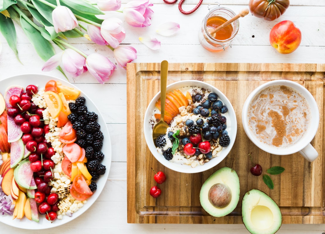 Oatmeal dengan buah dan madu